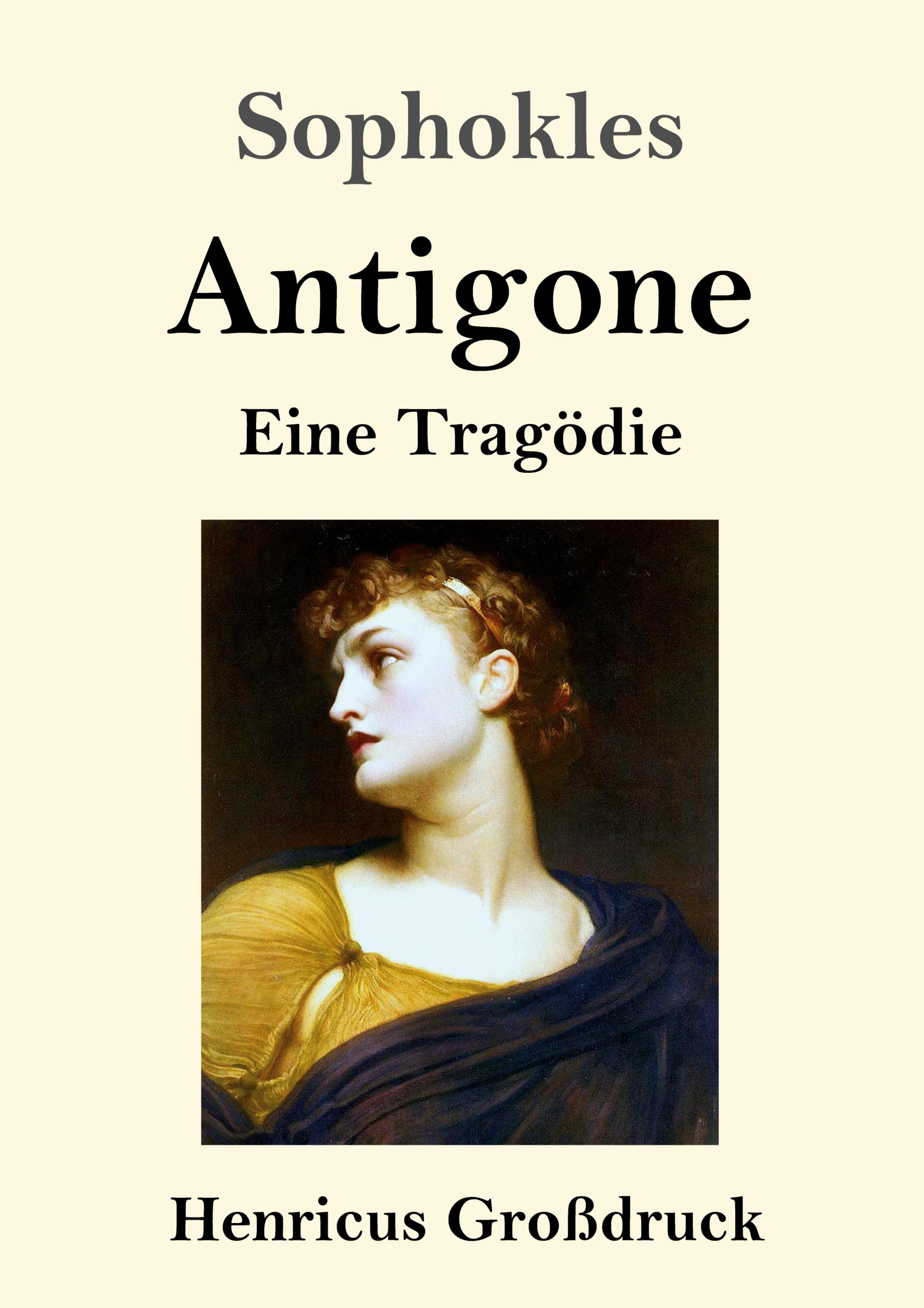 Vorderes Coverbild Antigone (Großdruck)