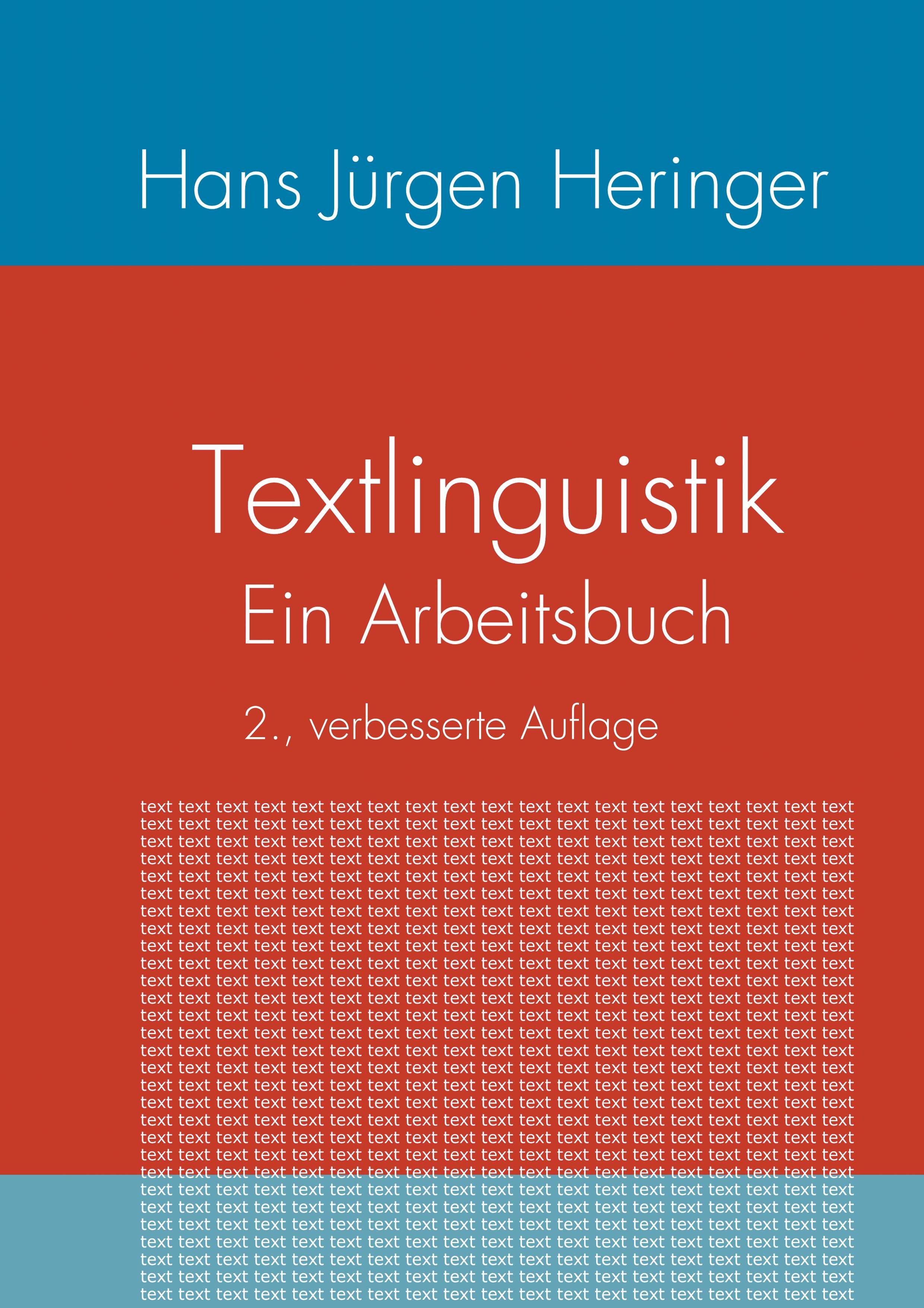 Vorderes Coverbild Textlinguistik