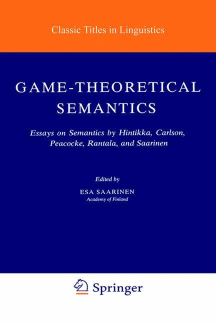 Vorderes Coverbild Game-Theoretical Semantics