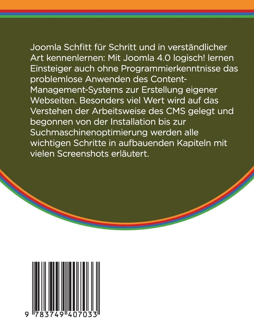 Rückseitencover Joomla 4.0 logisch!