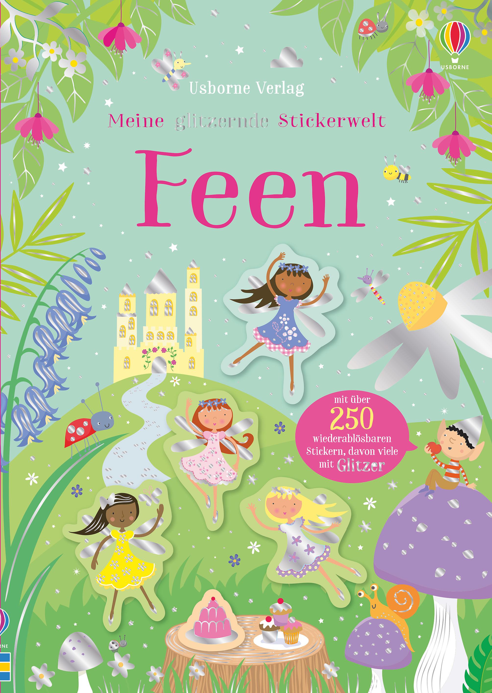 Vorderes Coverbild Meine glitzernde Stickerwelt: Feen