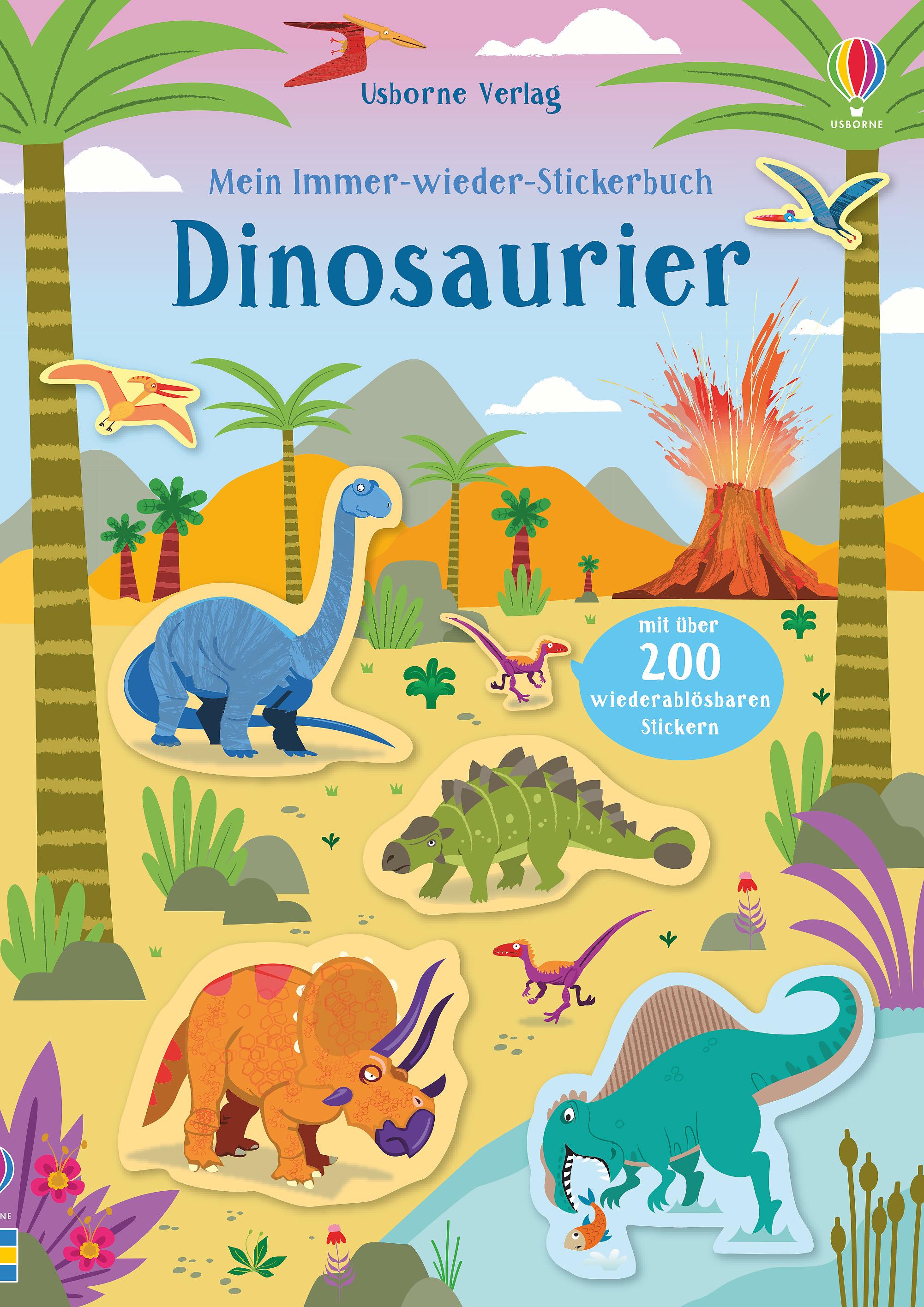 Vorderes Coverbild Mein Immer-wieder-Stickerbuch: Dinosaurier