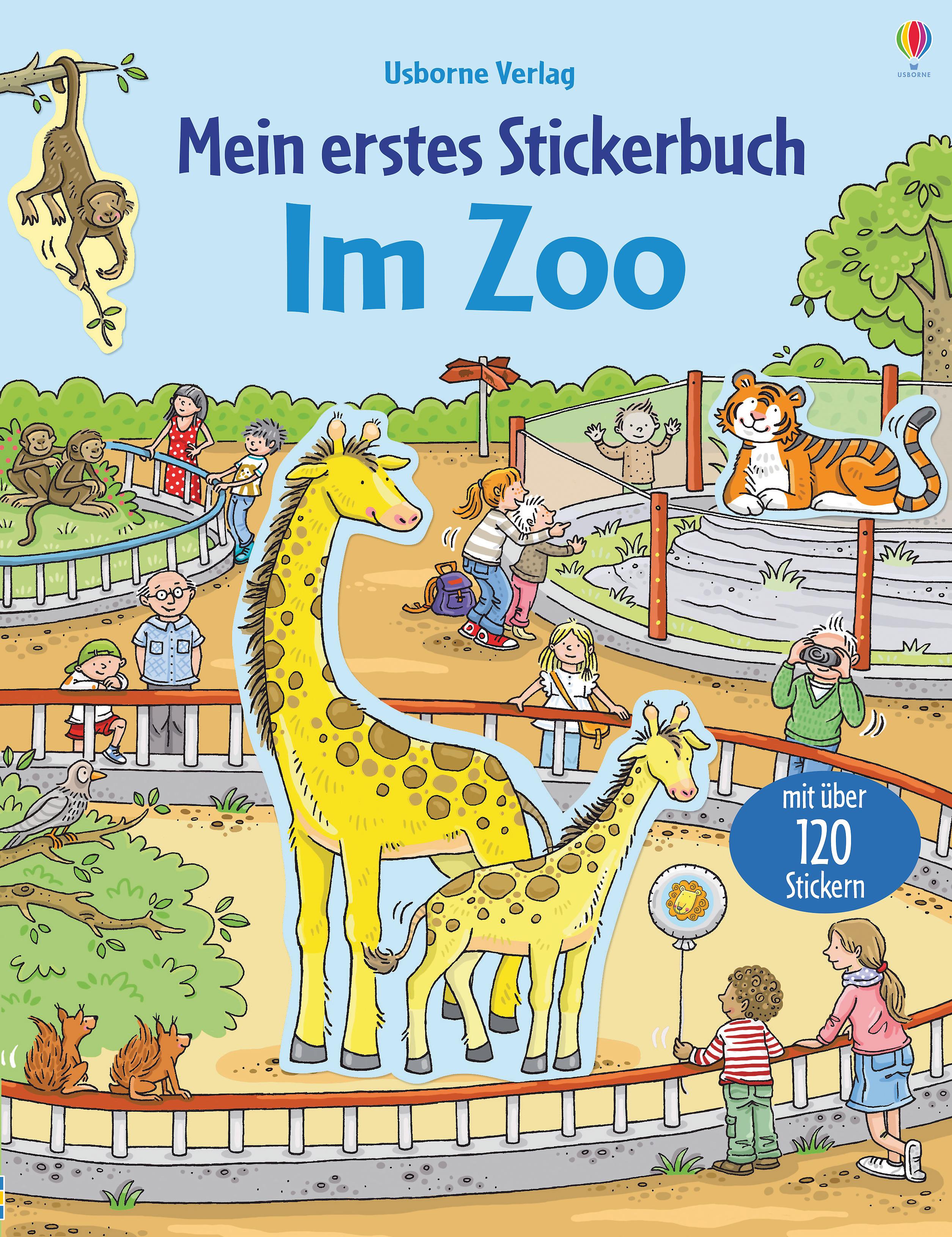 Vorderes Coverbild Mein erstes Stickerbuch: Im Zoo