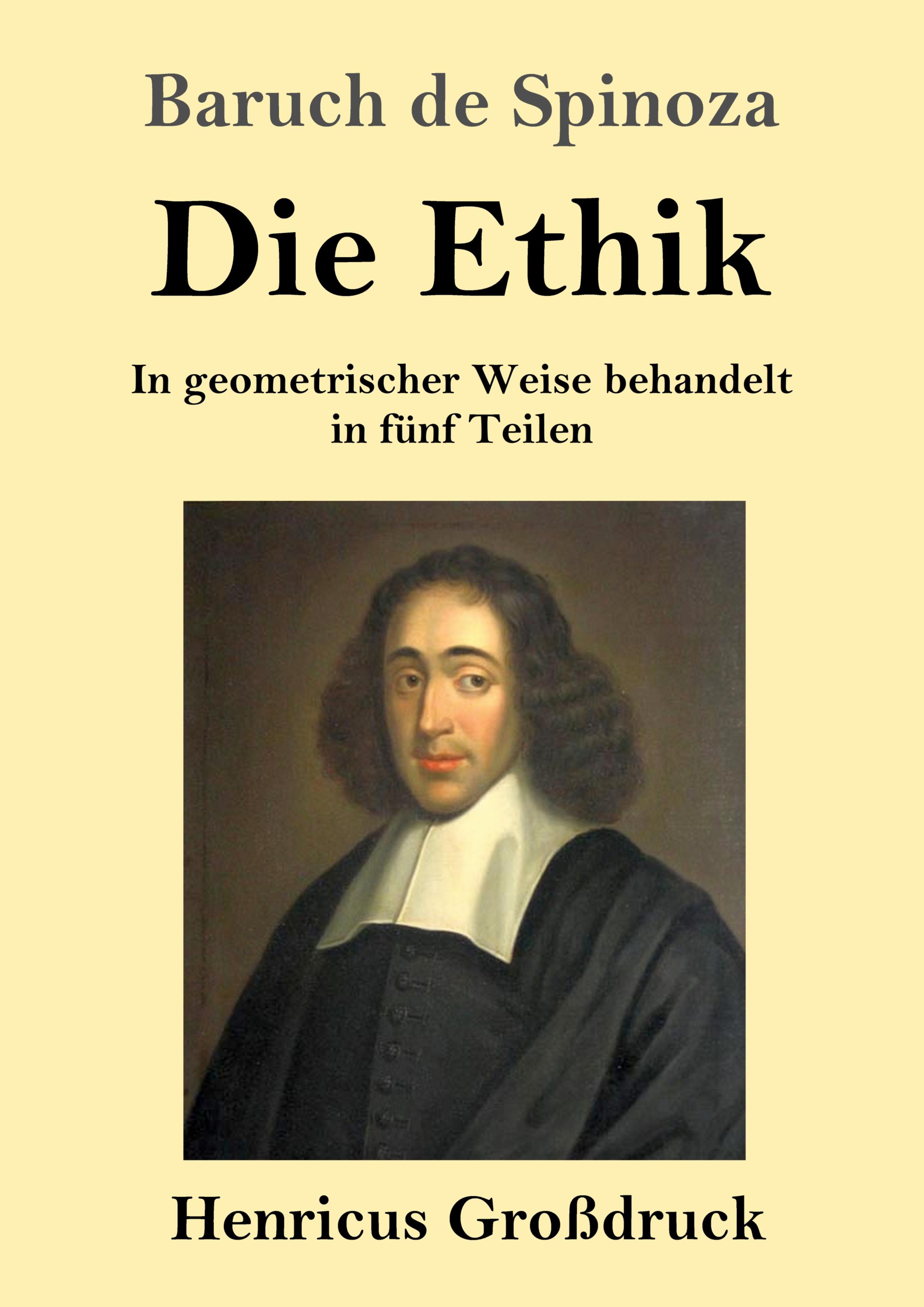Vorderes Coverbild Die Ethik (Großdruck)