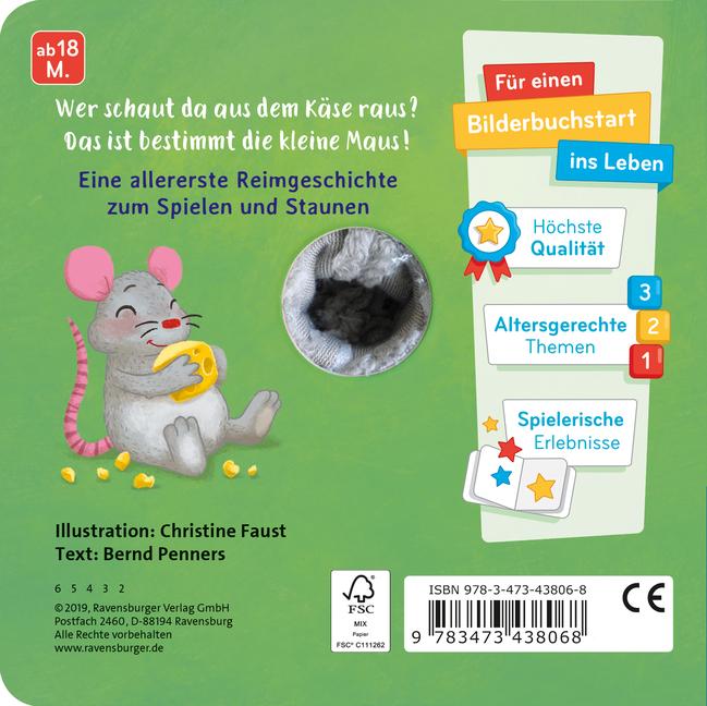 Beispielinhalt (Bild) Mein liebstes Fingerpuppenbuch: Hallo, kleine Maus!