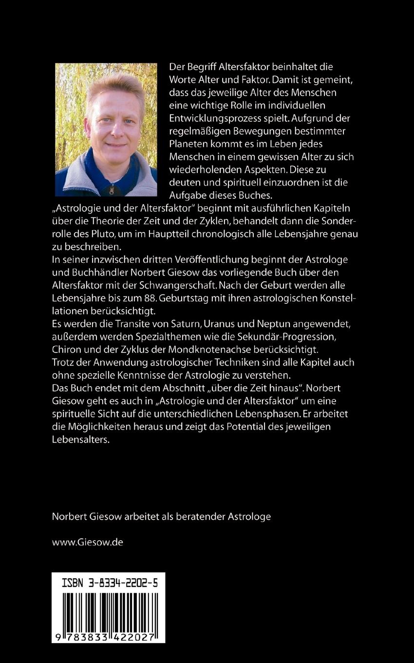 Rückseitencover Astrologie und der Altersfaktor