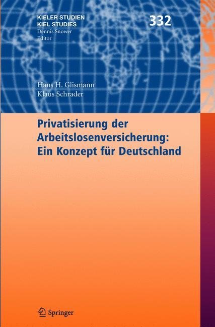 Vorderes Coverbild Privatisierung der Arbeitslosenversicherung: Ein Konzept für Deutschland