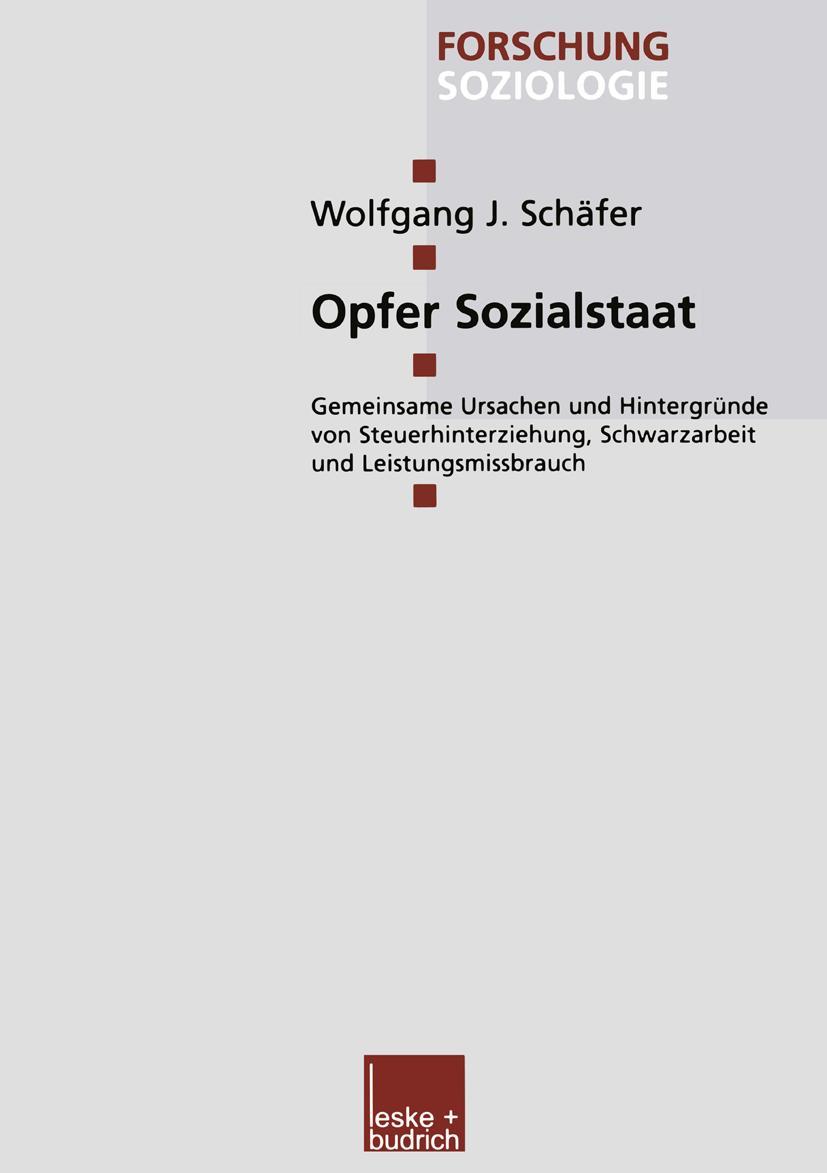 Vorderes Coverbild Opfer Sozialstaat