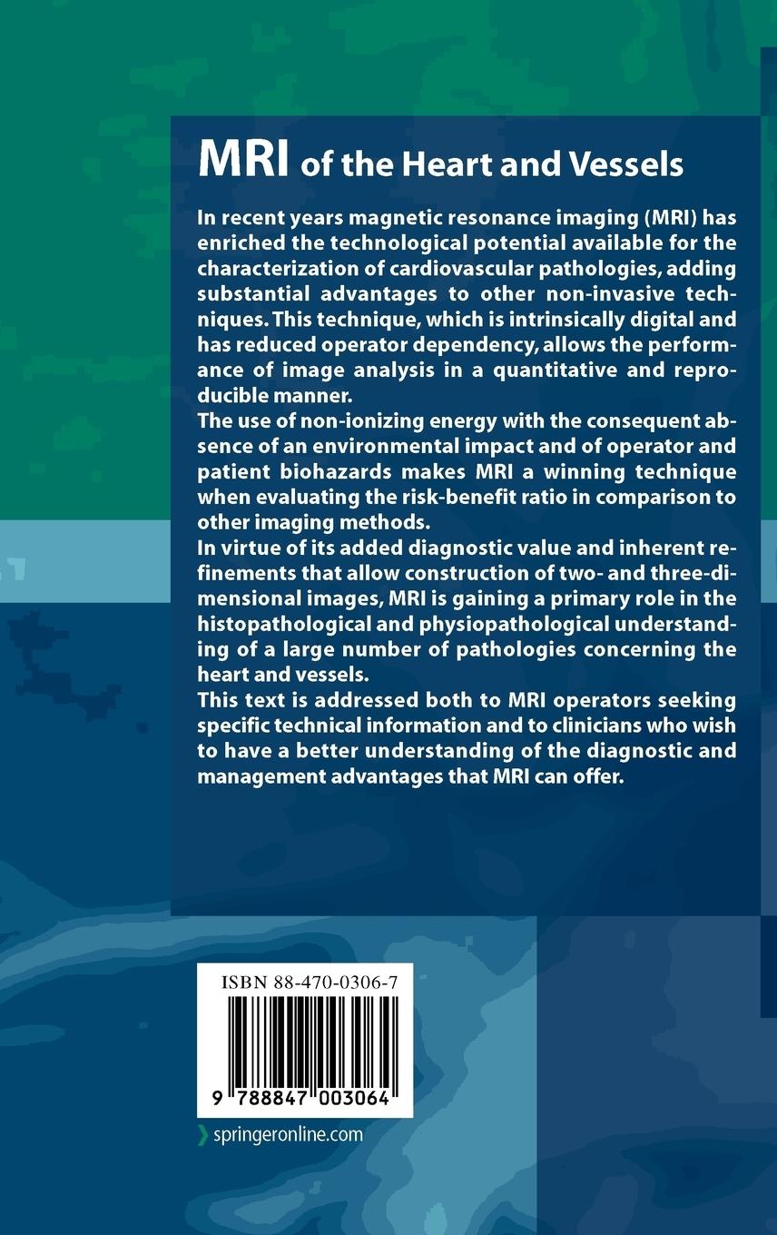 Rückseitencover MRI of the Heart and Vessels