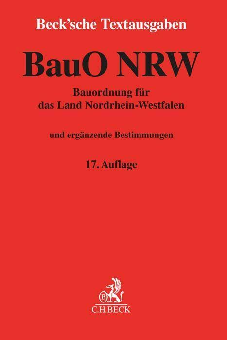 Vorderes Coverbild Bauordnung für das Land Nordrhein-Westfalen