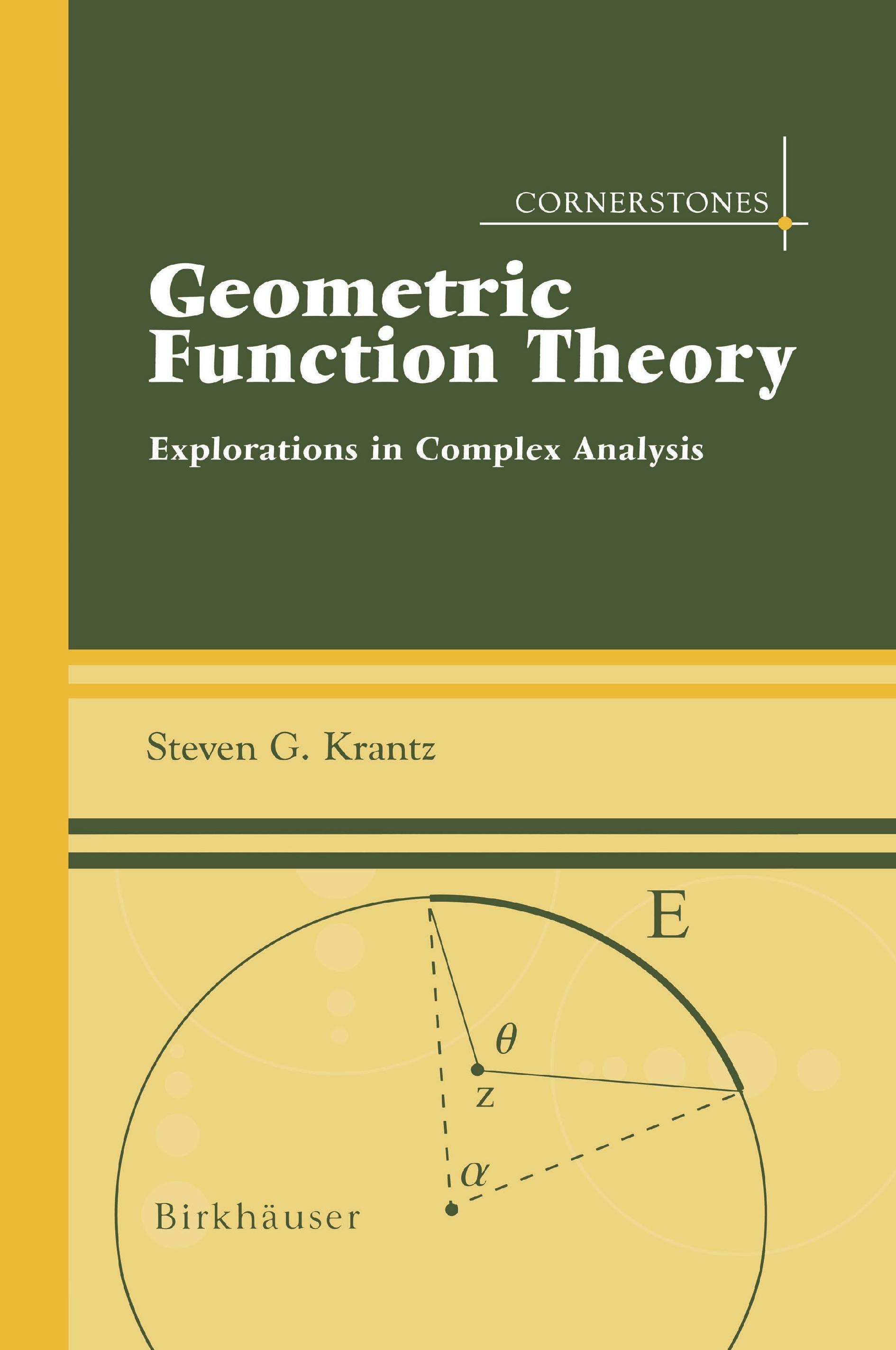 Vorderes Coverbild Geometric Function Theory