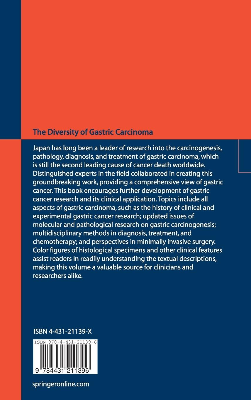 Rückseitencover The Diversity of Gastric Carcinoma