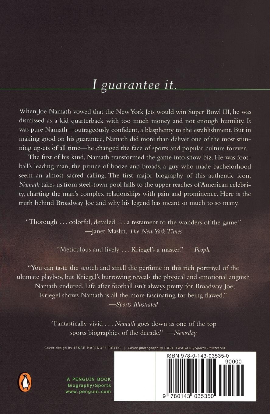 Rückseitencover Namath