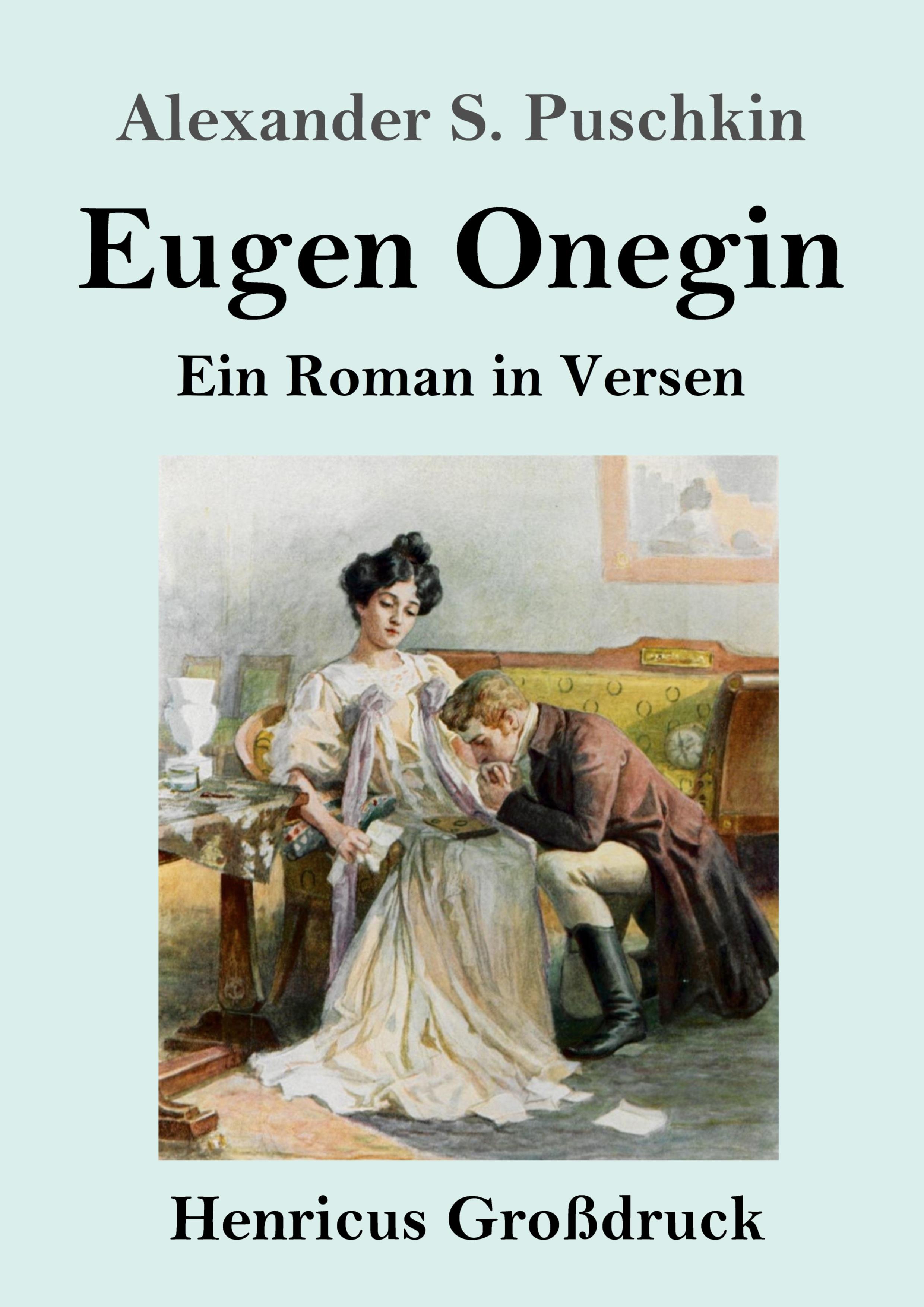 Vorderes Coverbild Eugen Onegin (Großdruck)