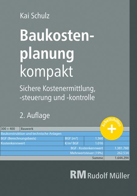 Vorderes Coverbild Baukostenplanung kompakt