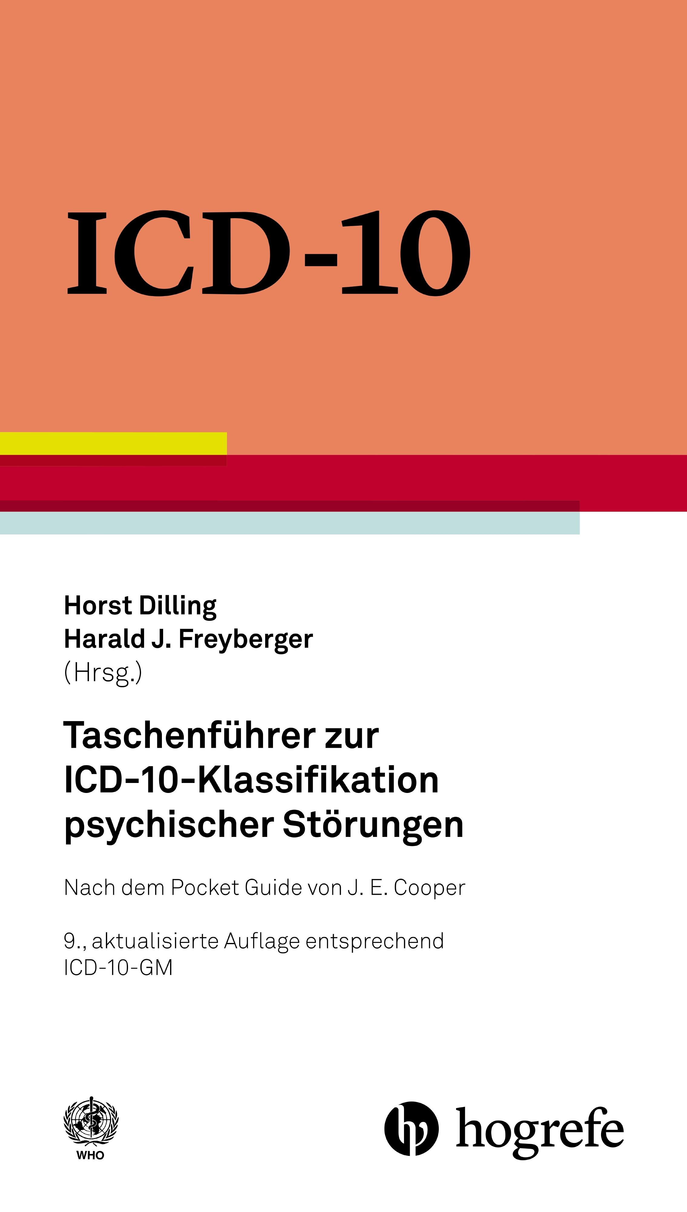 Vorderes Coverbild Taschenführer zur ICD-10-Klassifikation psychischer Störungen