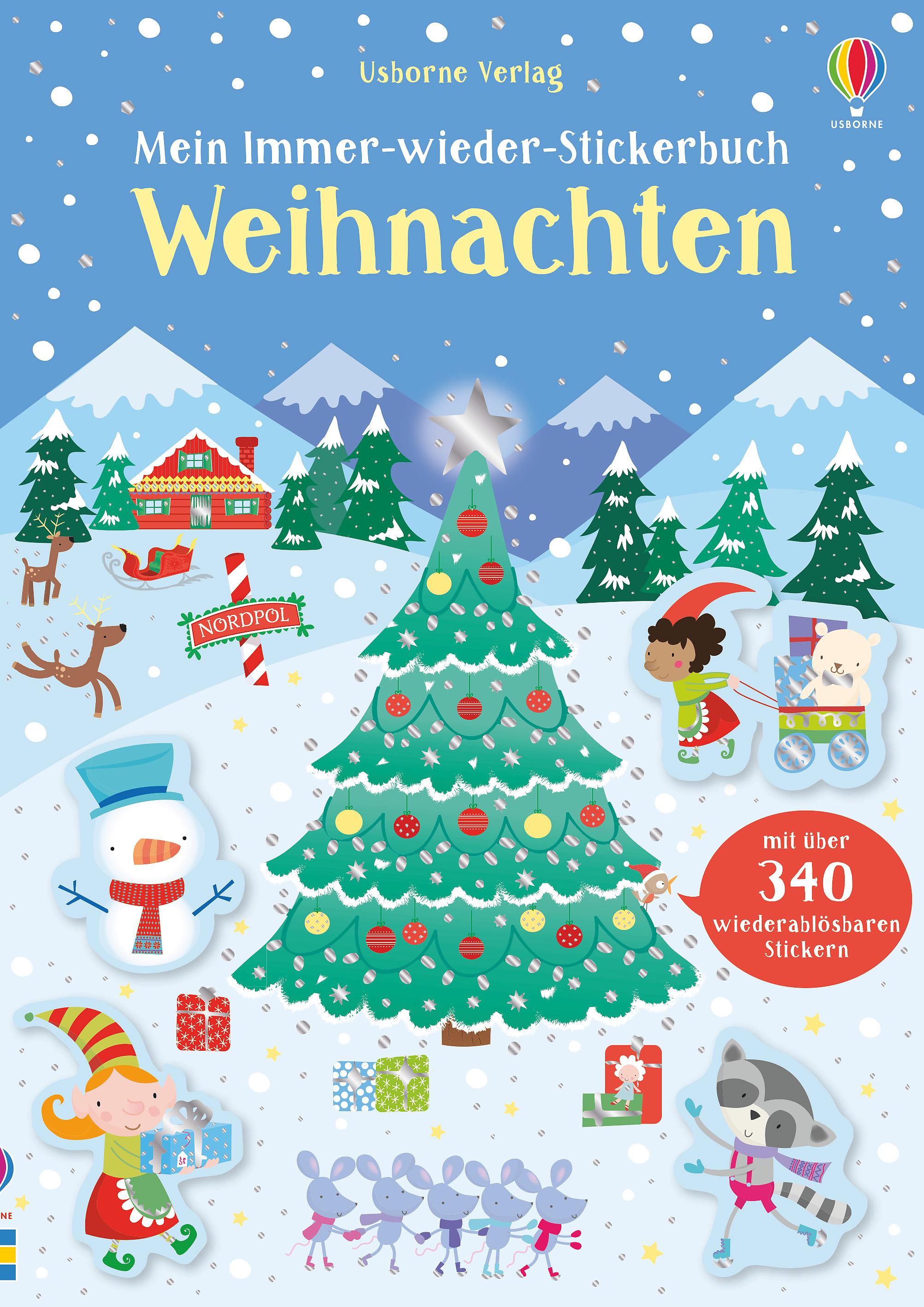 Vorderes Coverbild Mein Immer-wieder-Stickerbuch: Weihnachten
