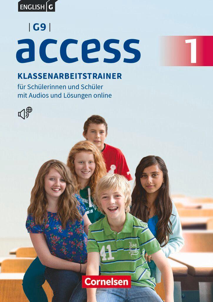 Vorderes Coverbild English G Access - G9 - Band 1: 5. Schuljahr - Klassenarbeitstrainer mit Audios und Lösungen online