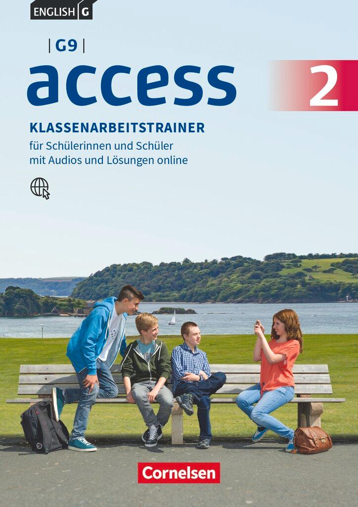 Vorderes Coverbild English G Access - G9 - Band 2: 6. Schuljahr - Klassenarbeitstrainer mit Audios und Lösungen online