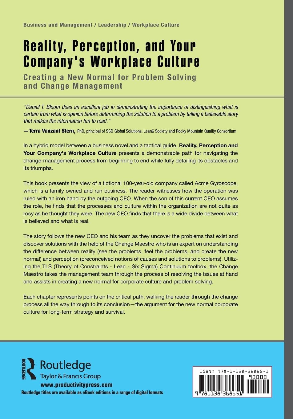 Rückseitencover Reality, Perception, and Your Company's Workplace Culture