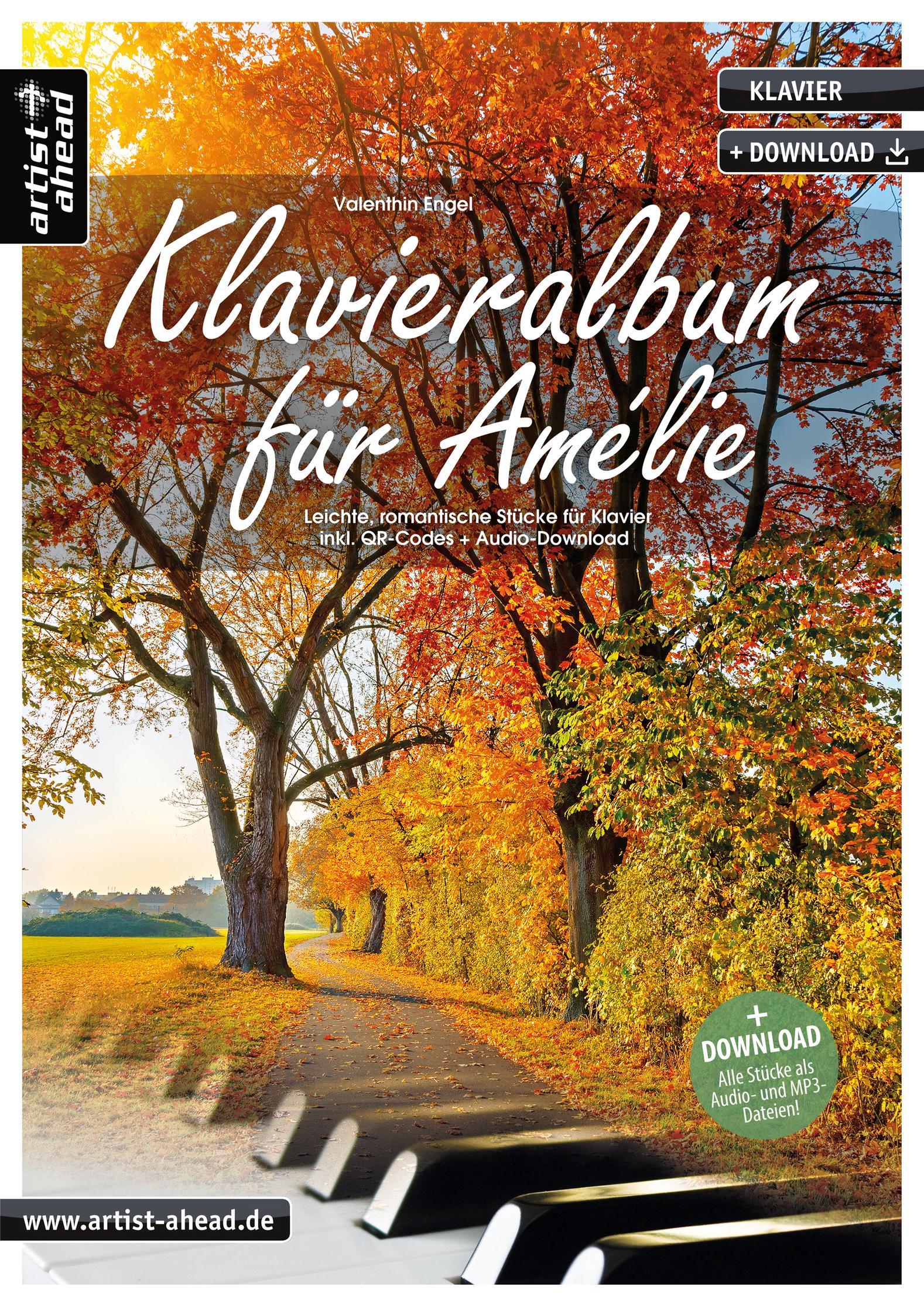 Vorderes Coverbild Klavieralbum für Amélie