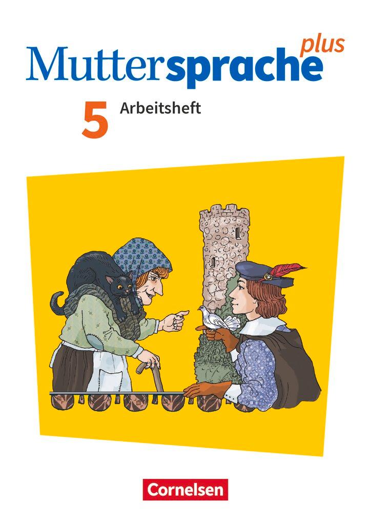 Vorderes Coverbild Muttersprache plus 5. Schuljahr - Zu Allg. Ausgabe und Sachsen - Arbeitsheft mit Lösungen