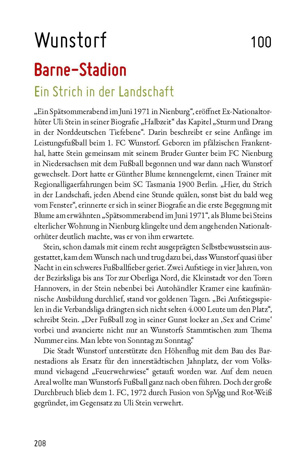 Beispielinhalt (Bild) Fußballheimat Niedersachsen & Bremen