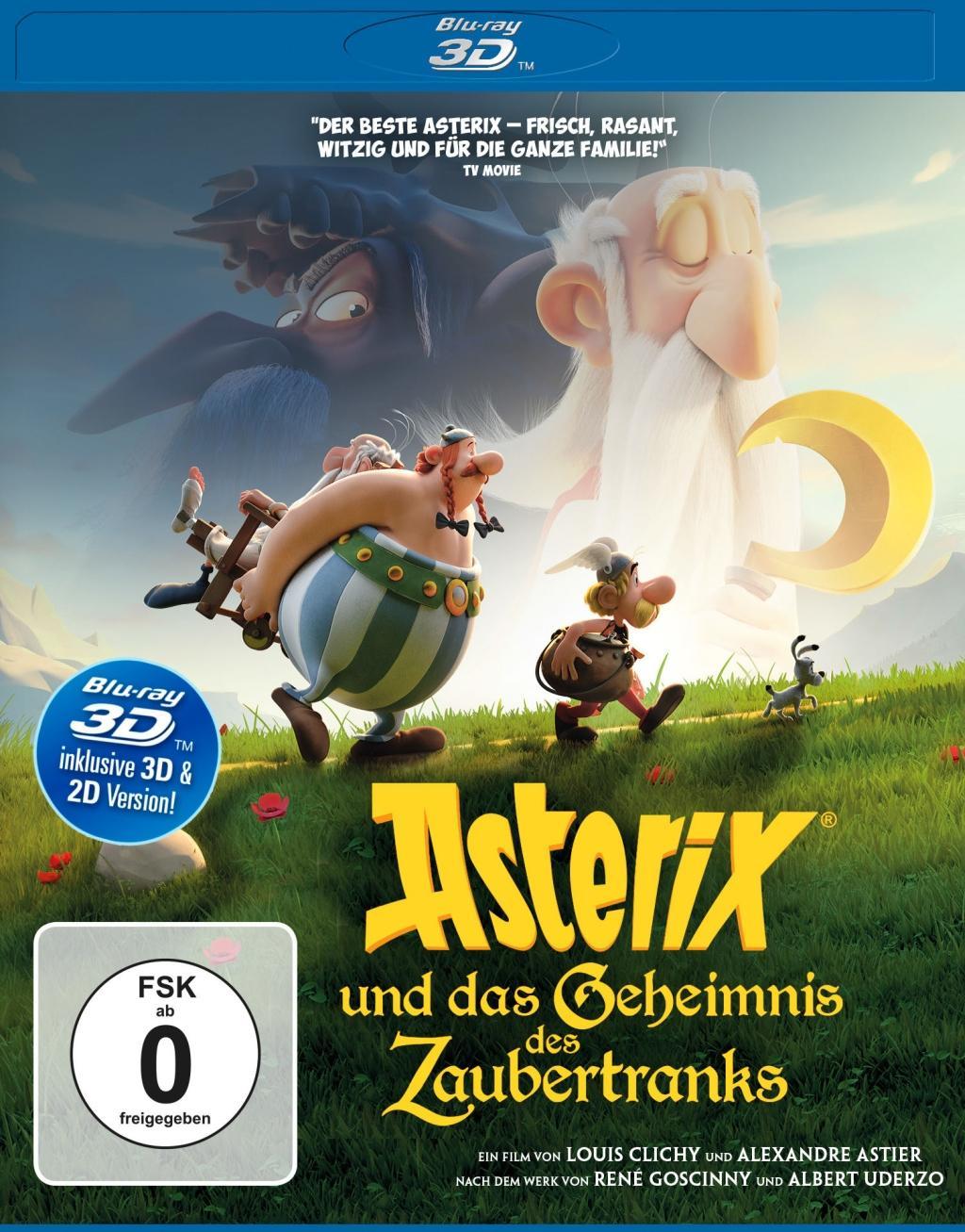 Vorderes Coverbild Asterix und das Geheimnis des Zaubertranks 3D