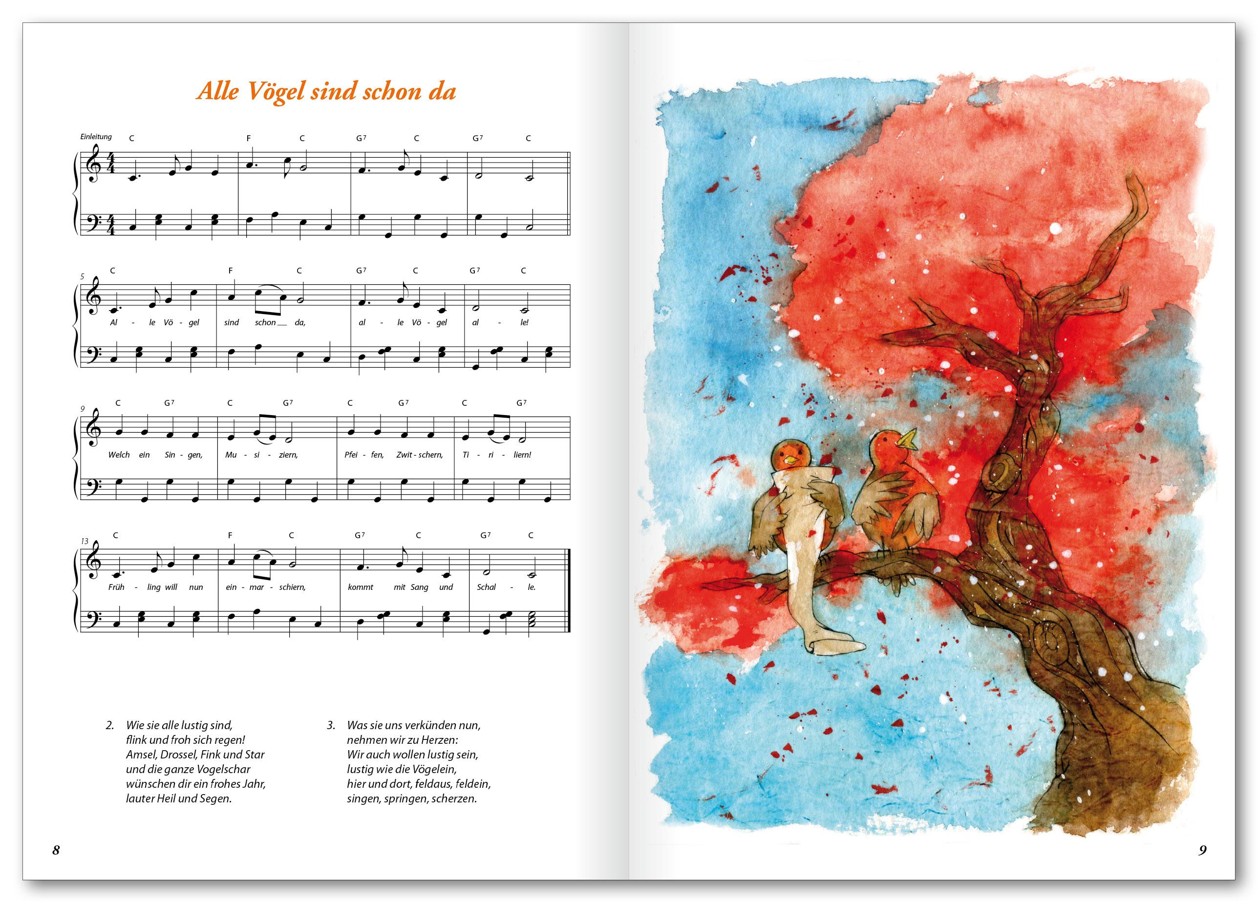 Beispielinhalt (Bild) Die wunderschönsten Kinderlieder (CD)