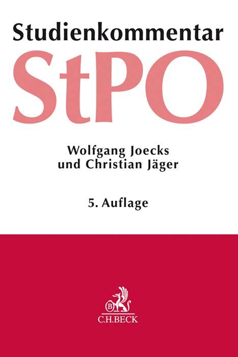 Vorderes Coverbild Strafprozessordnung