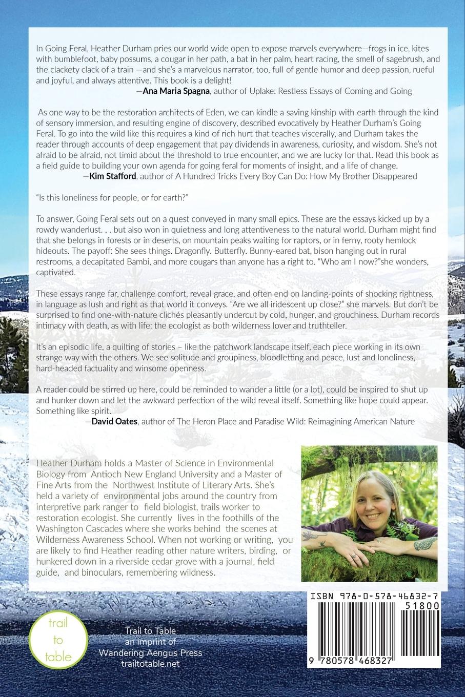 Rückseitencover Going Feral