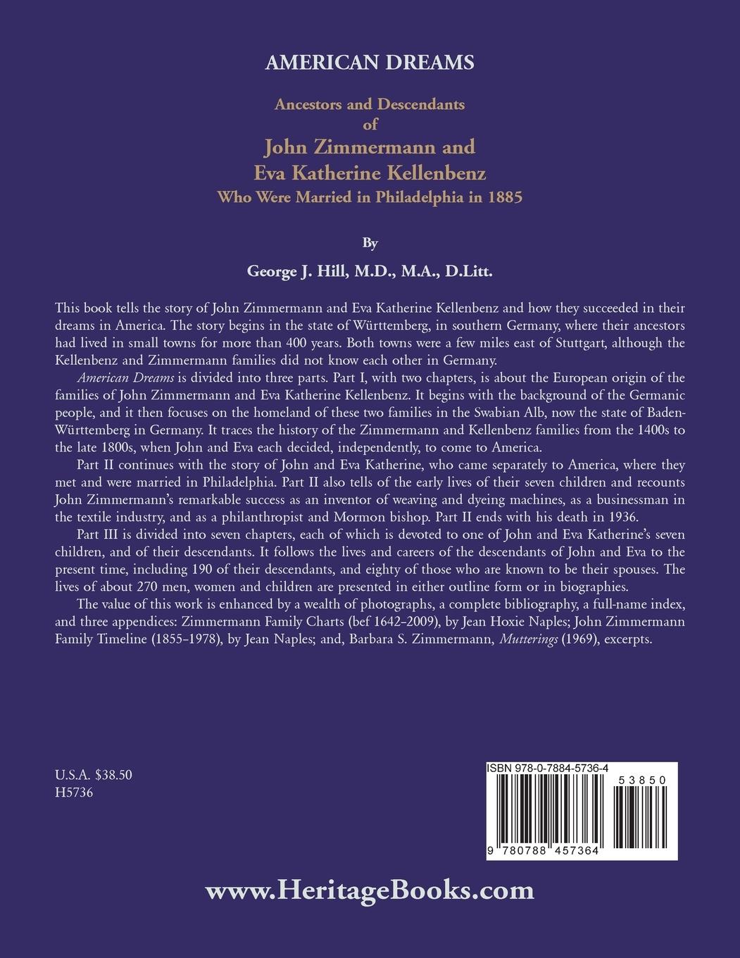 Rückseitencover American Dreams