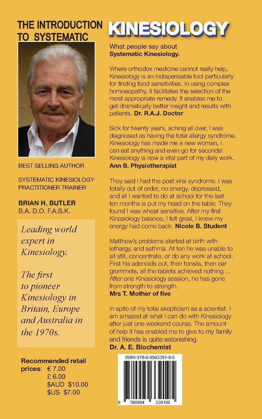 Rückseitencover The Introduction to Systematic Kinesiology