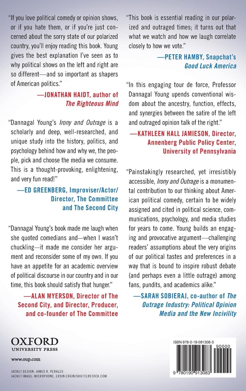 Rückseitencover Irony and Outrage