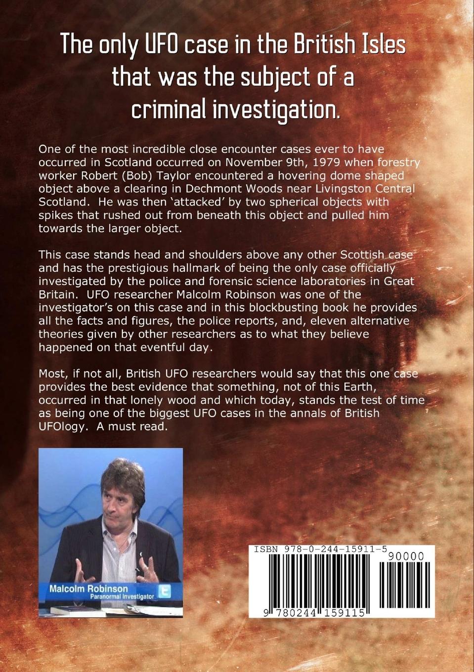 Rückseitencover The Dechmont Woods UFO Incident (An Ordinary Day, An Extraordinary Event)