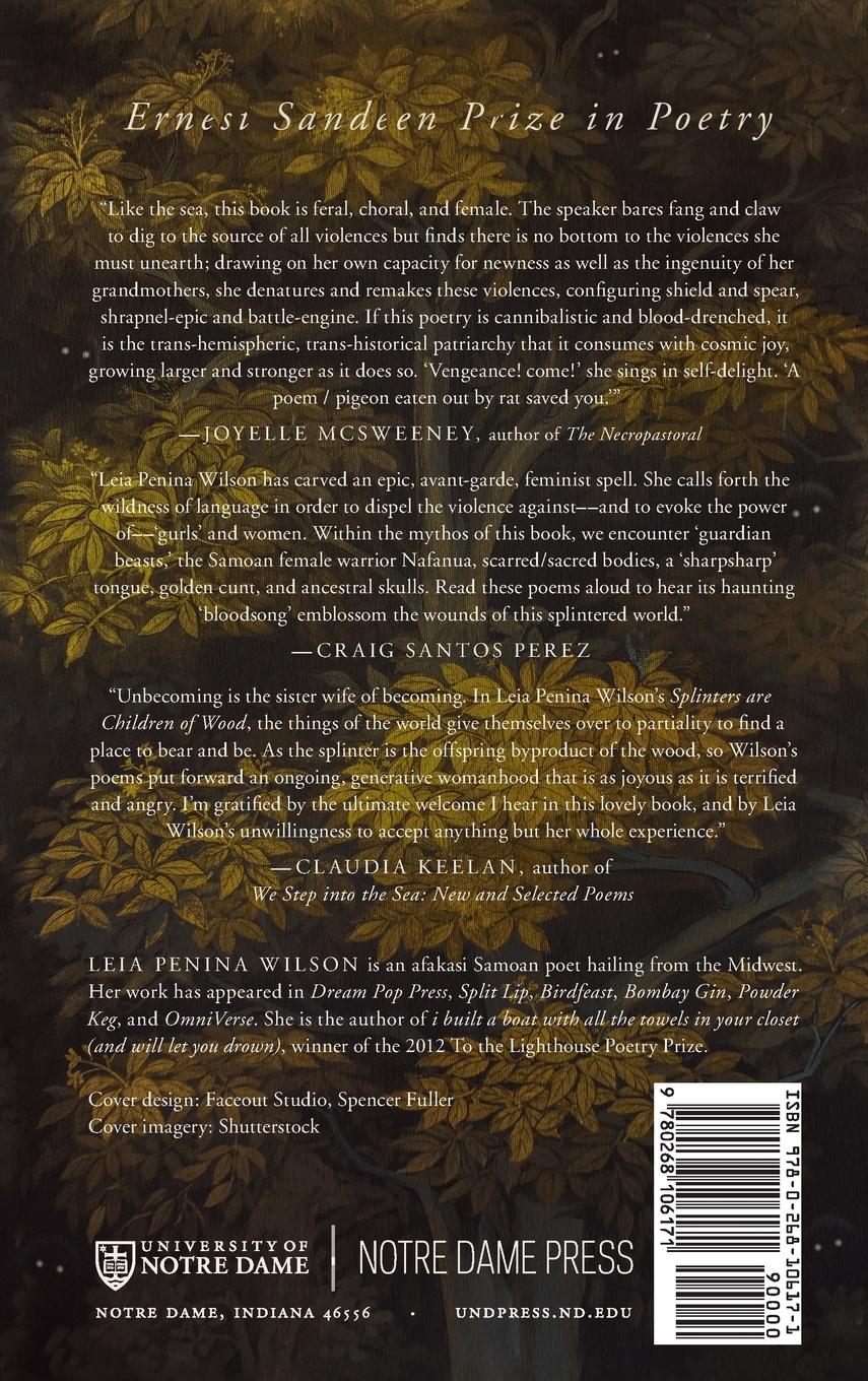 Rückseitencover Splinters Are Children of Wood