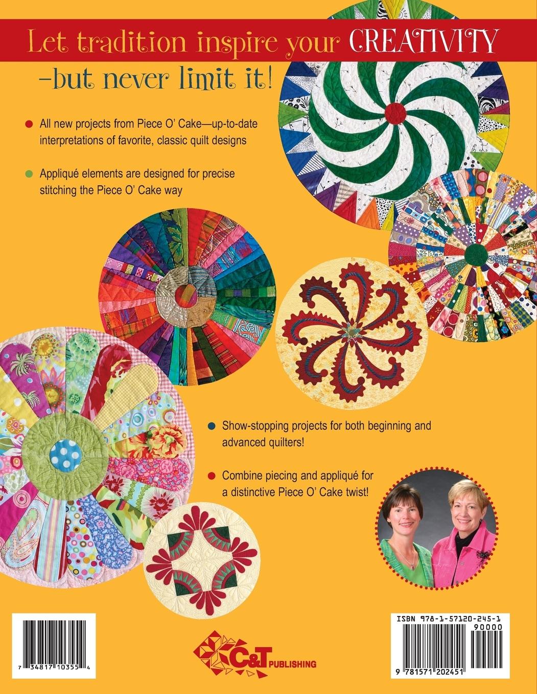 Rückseitencover Quilts with a Spin - Print-On-Demand Edition