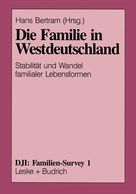 Vorderes Coverbild Die Familie in Westdeutschland