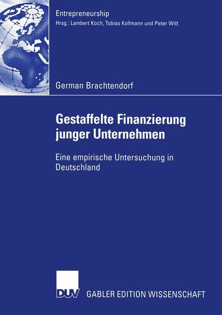 Vorderes Coverbild Gestaffelte Finanzierung junger Unternehmen