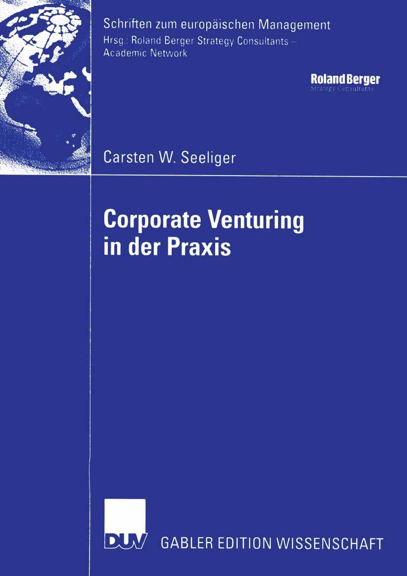 Vorderes Coverbild Corporate Venturing in der Praxis