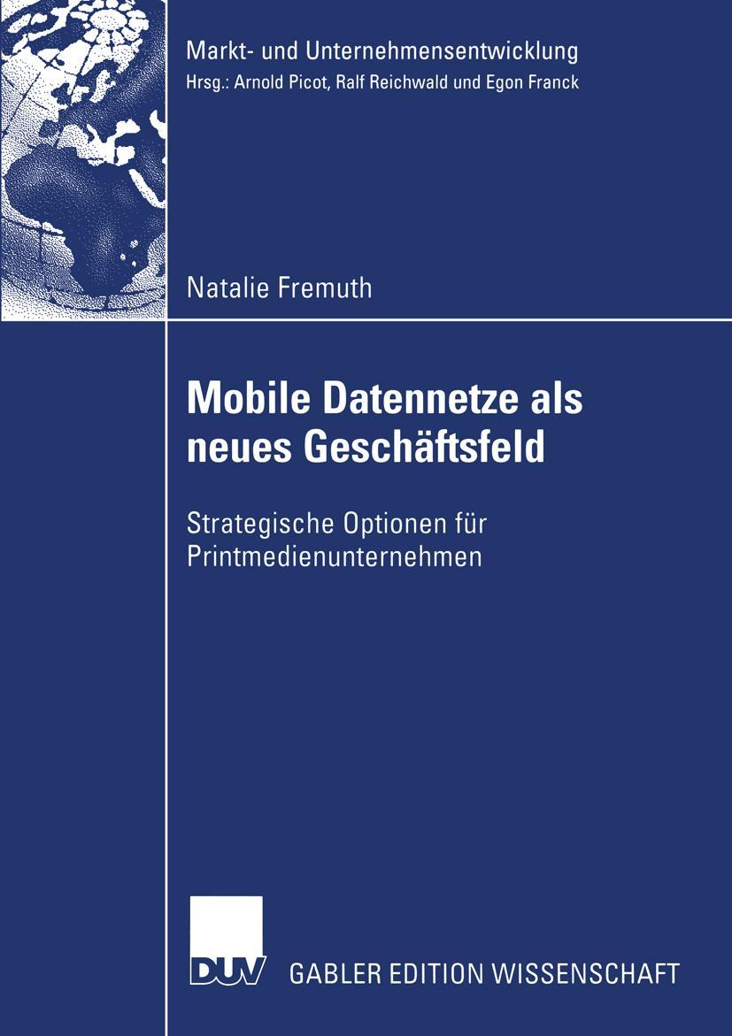 Vorderes Coverbild Mobile Datennetze als neues Geschäftsfeld