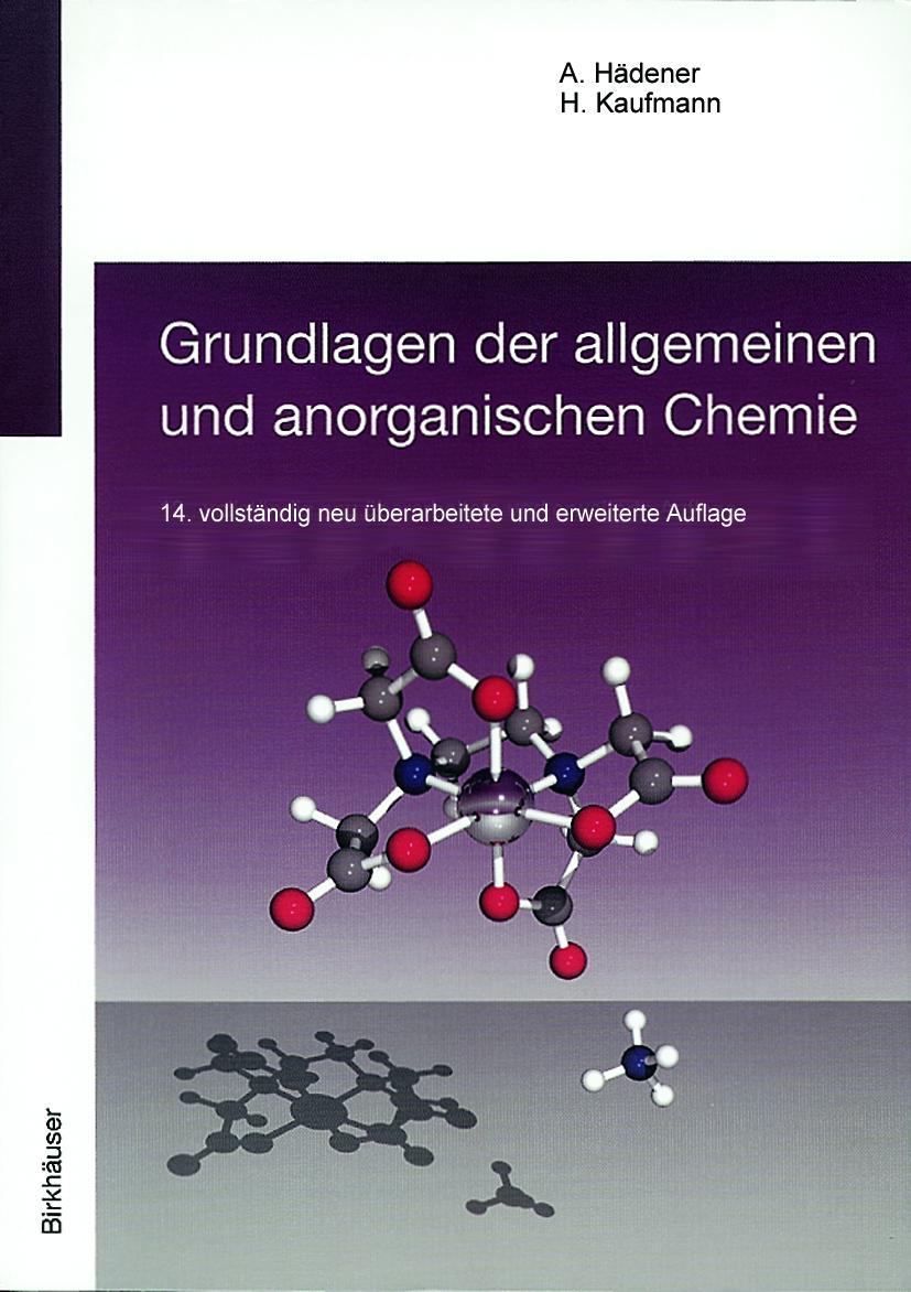 Vorderes Coverbild Grundlagen der allgemeinen und anorganischen Chemie