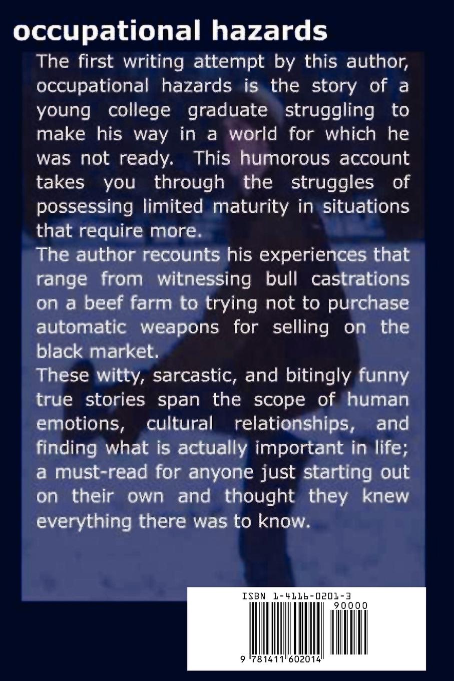 Rückseitencover Occupational Hazards