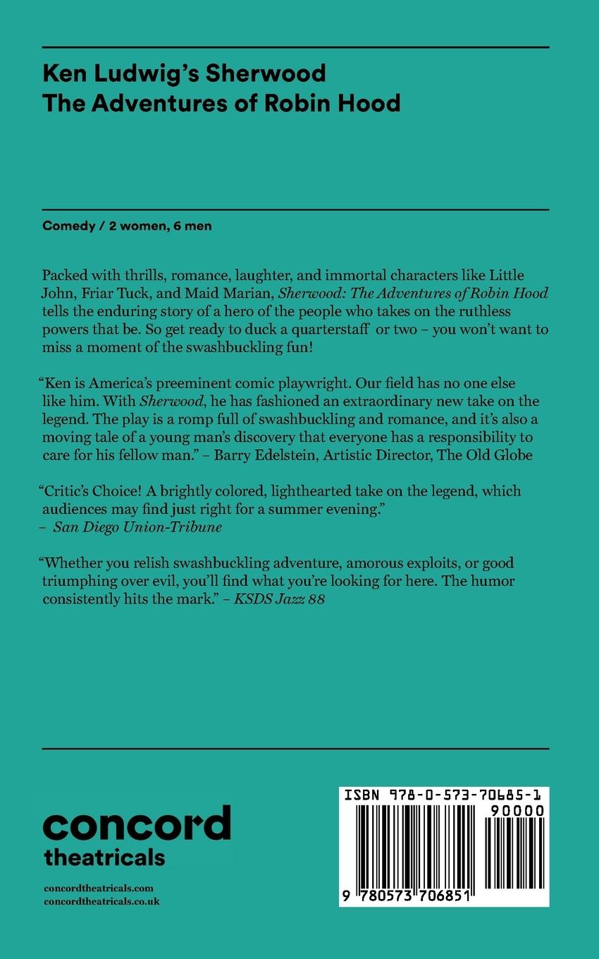 Rückseitencover Ken Ludwig's Sherwood