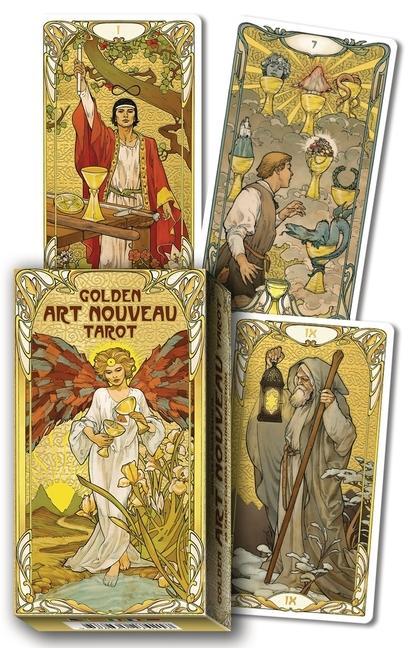 Vorderes Coverbild Golden Art Nouveau Tarot