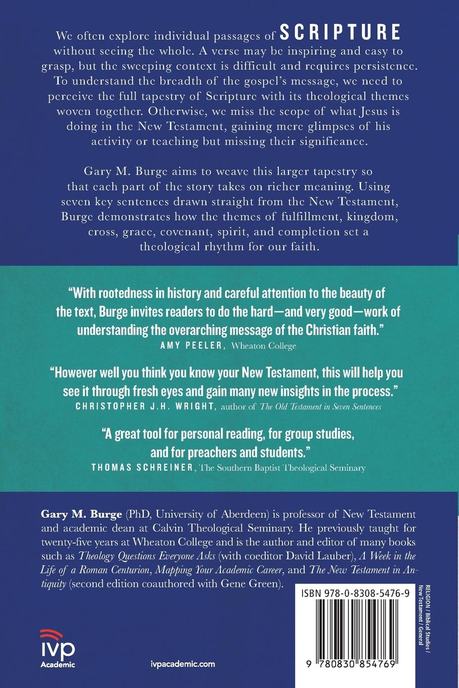 Rückseitencover The New Testament in Seven Sentences