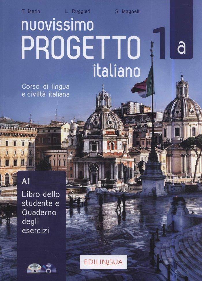 Vorderes Coverbild Nuovissimo Progetto Italiano 1 A (italiano). Lehr- und Arbeitsbuch mit DVD-Video und Audio-CD