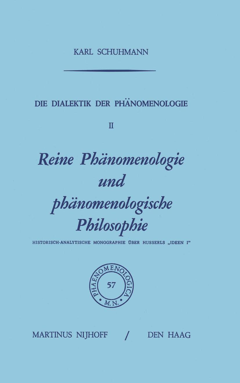 Vorderes Coverbild Die Dialektik der Phänomenologie II
