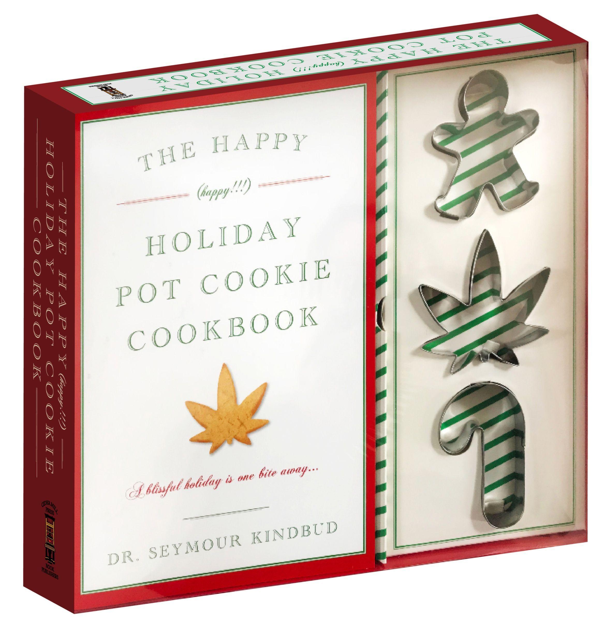Vorderes Coverbild The Happy (Happy!!!) Holiday Pot Cookie Cookbook Kit