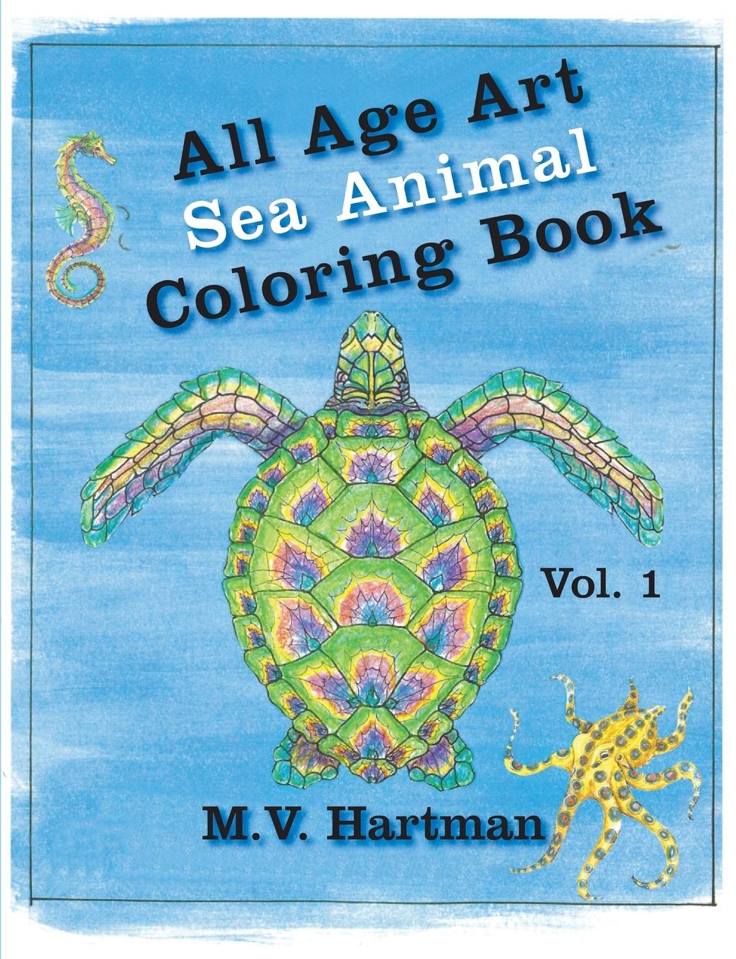 Vorderes Coverbild All Age Art -- Sea Animal Coloring Book